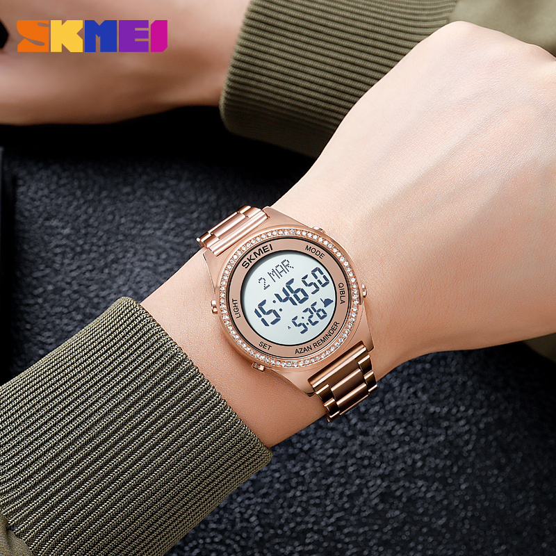 SKMEI 2168 QIBLA AZAN WATCH