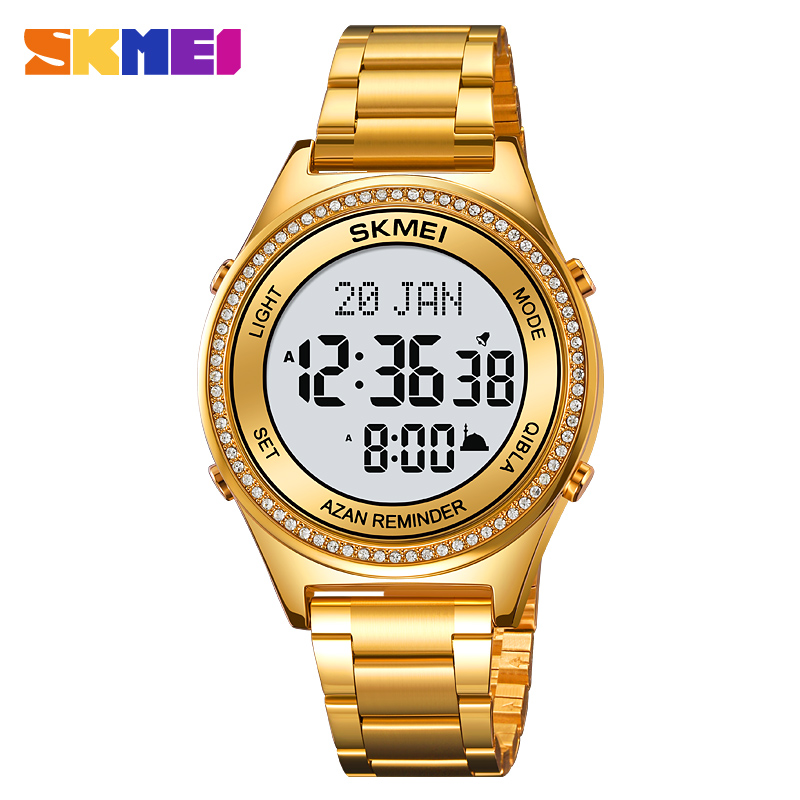 SKMEI 2168 QIBLA AZAN WATCH