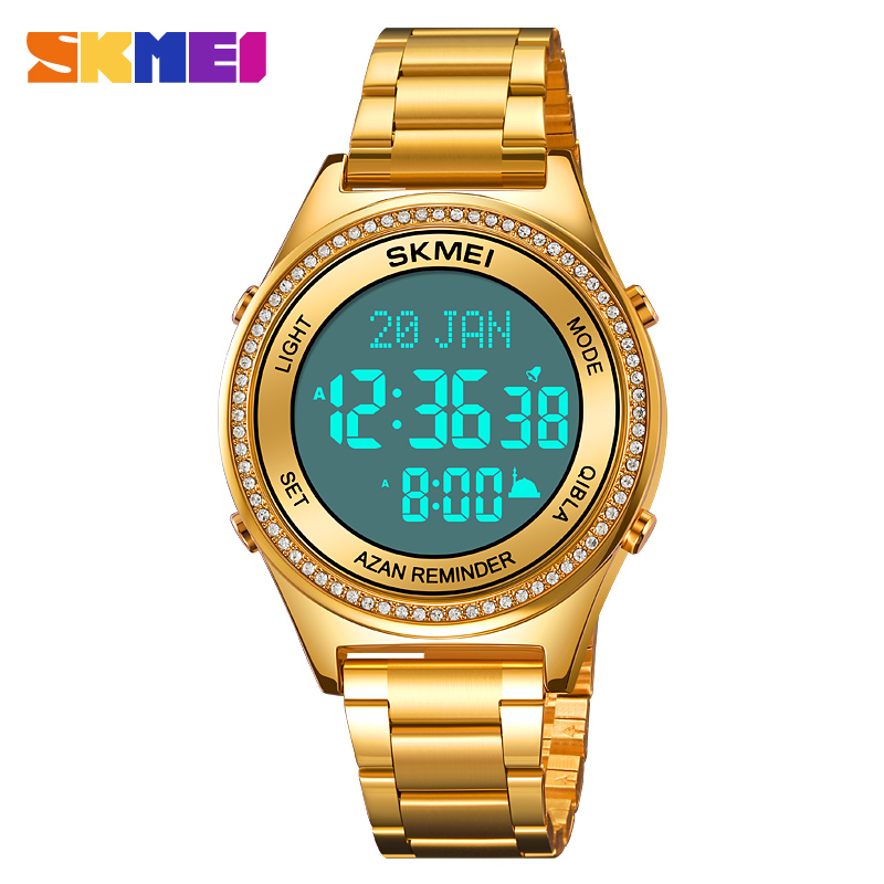 SKMEI 2168 QIBLA AZAN WATCH