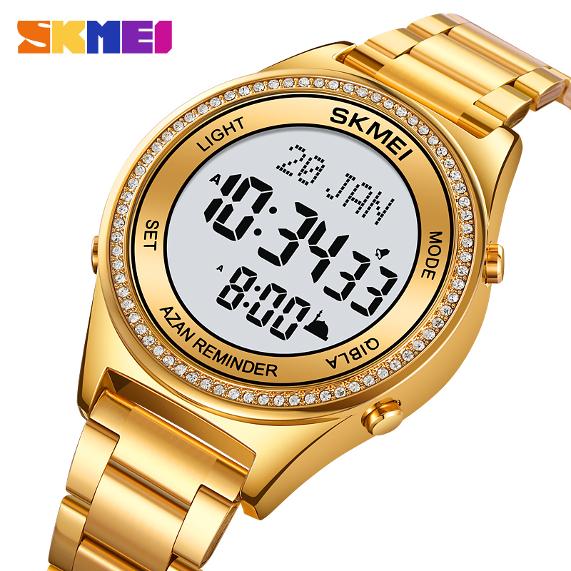 SKMEI 2168 QIBLA AZAN WATCH