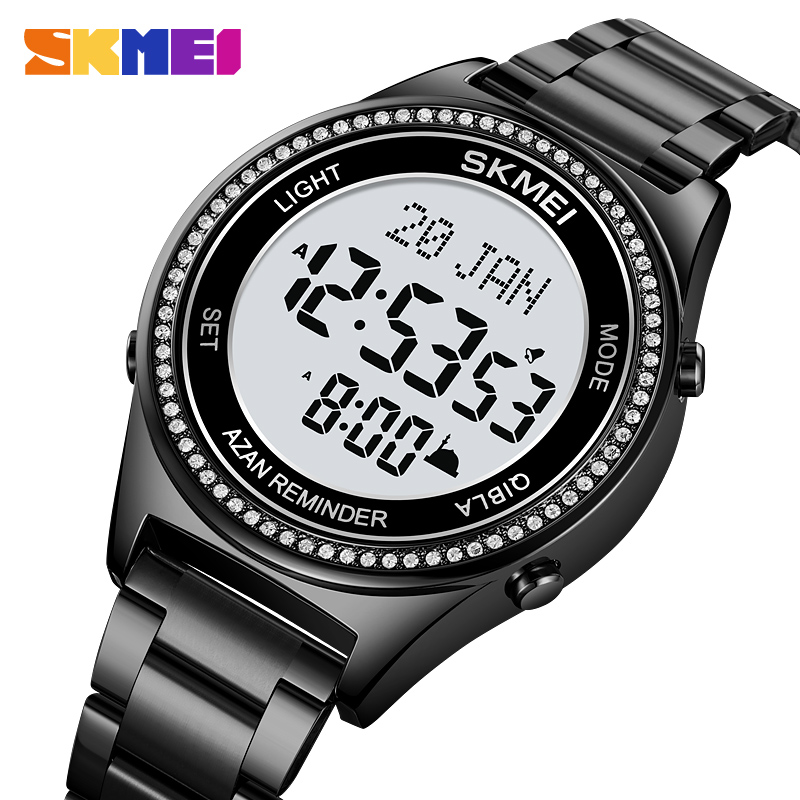 SKMEI 2168 QIBLA AZAN WATCH
