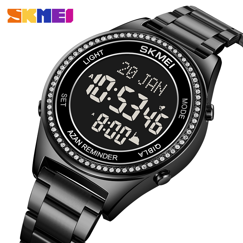 SKMEI 2168 QIBLA AZAN WATCH