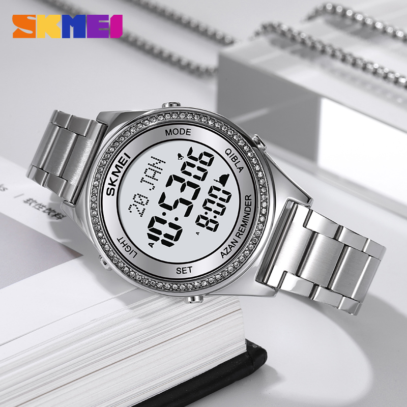 SKMEI 2168 QIBLA AZAN WATCH