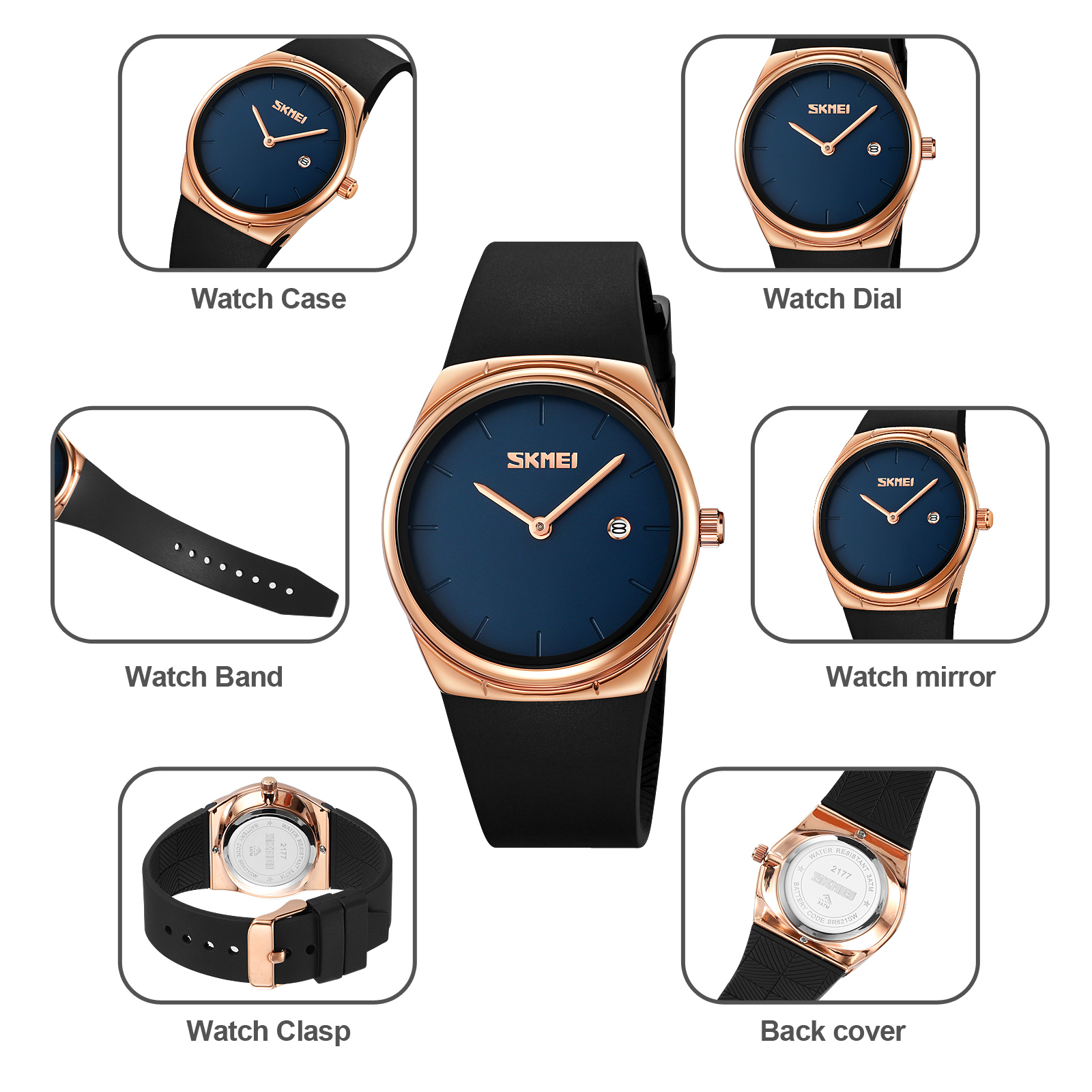 skmei 2177 simple fashion men watches