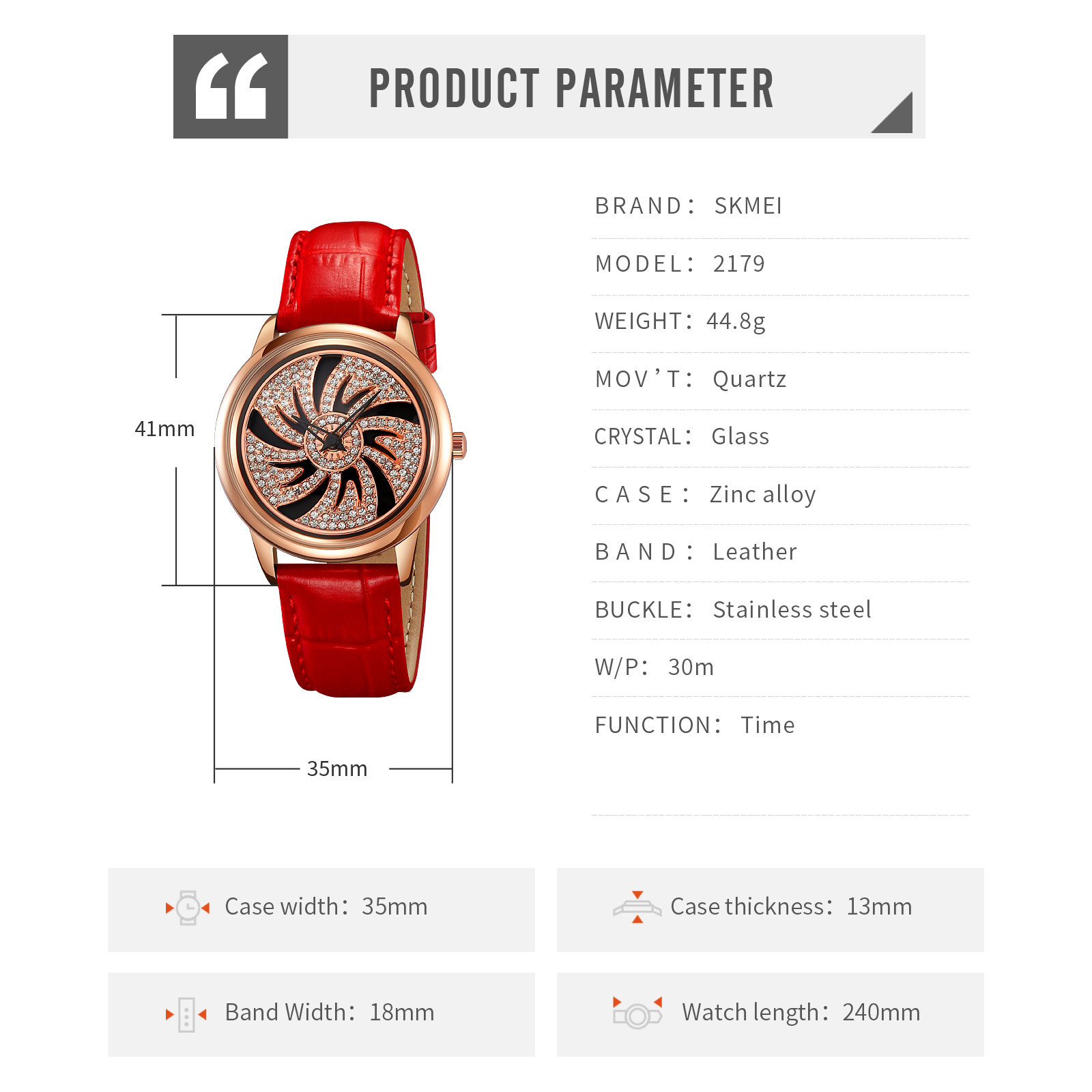 skmei 2179 lady watch new