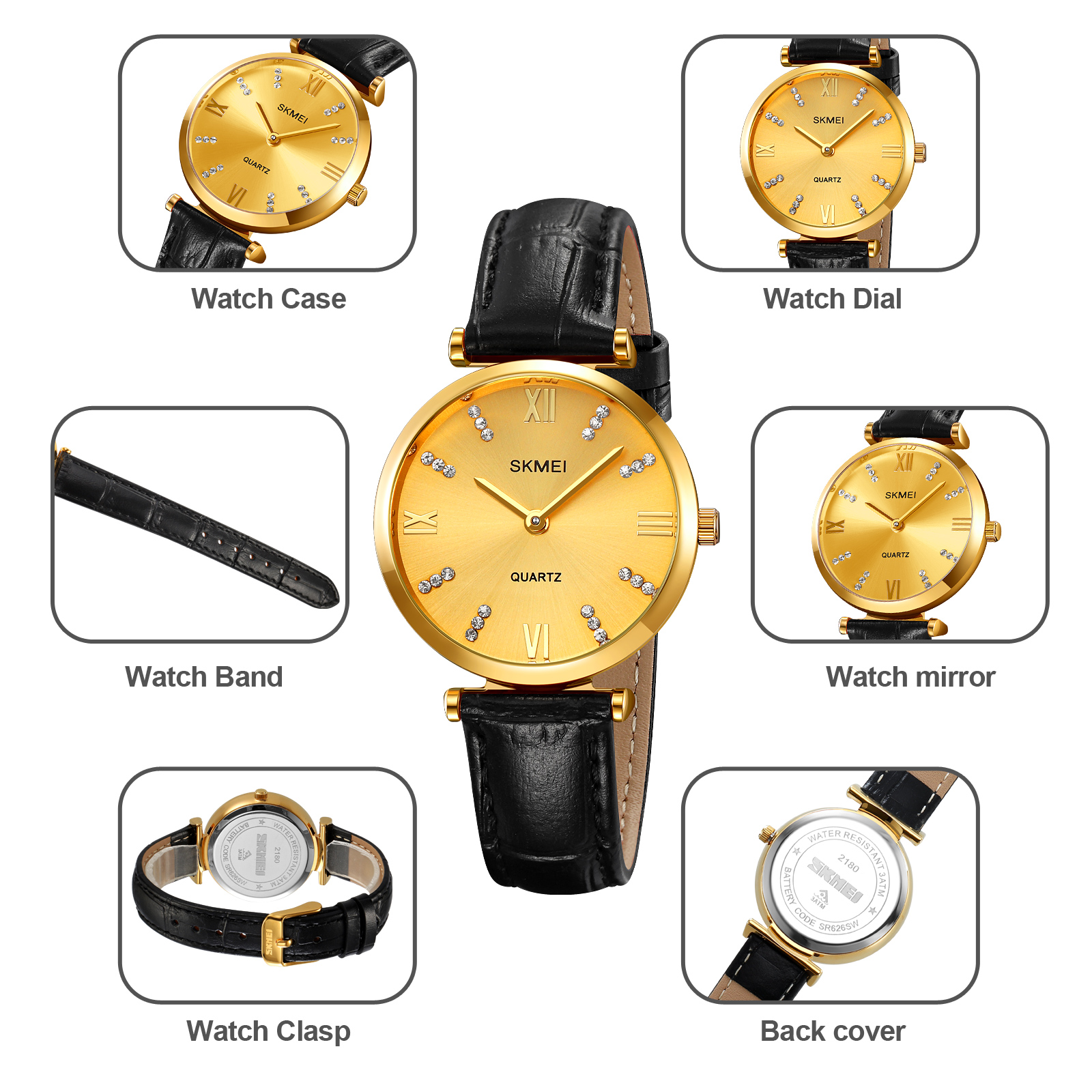 skmei 2180 wristwatch women