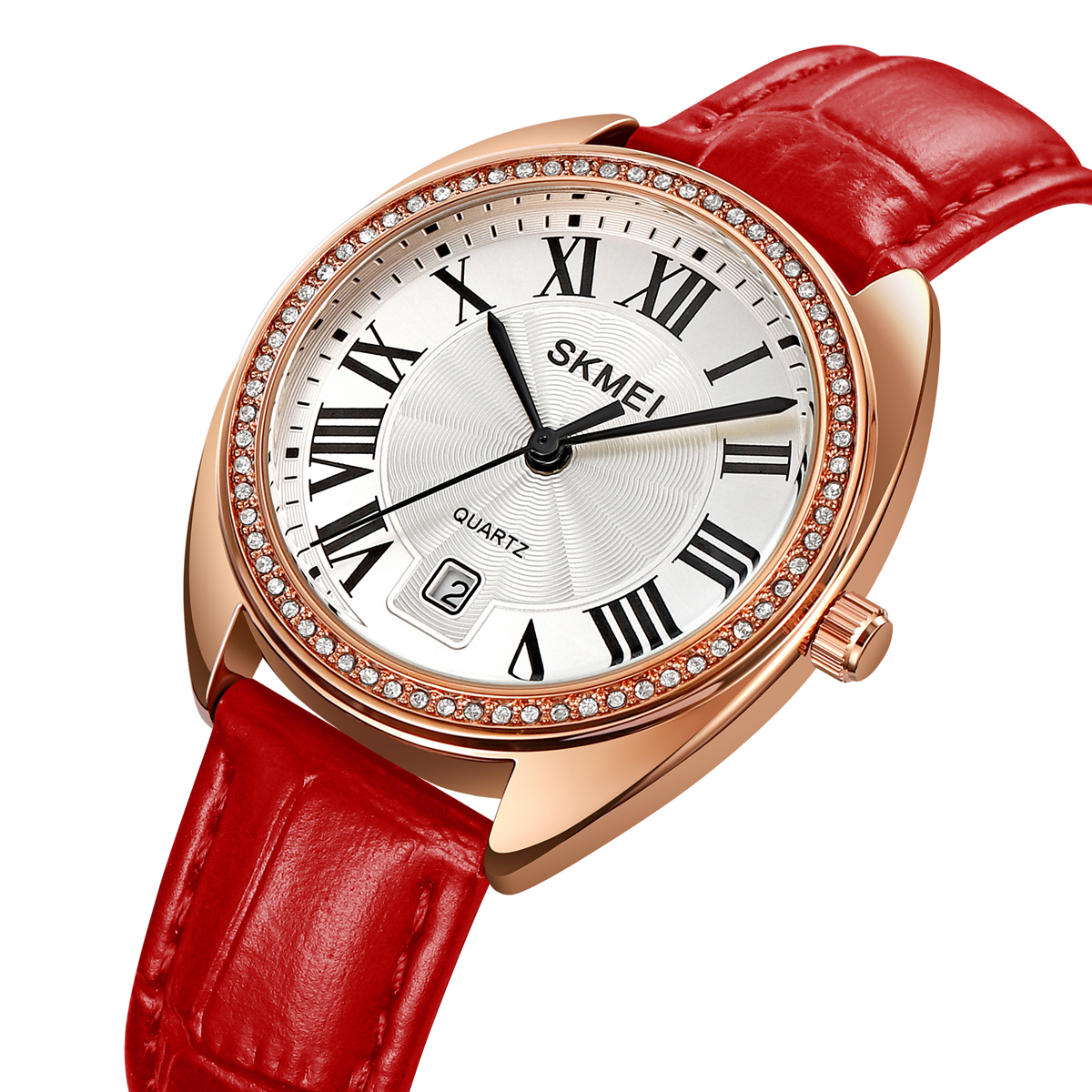 SKMEI 2183 LEATHER WOMEN WATCH