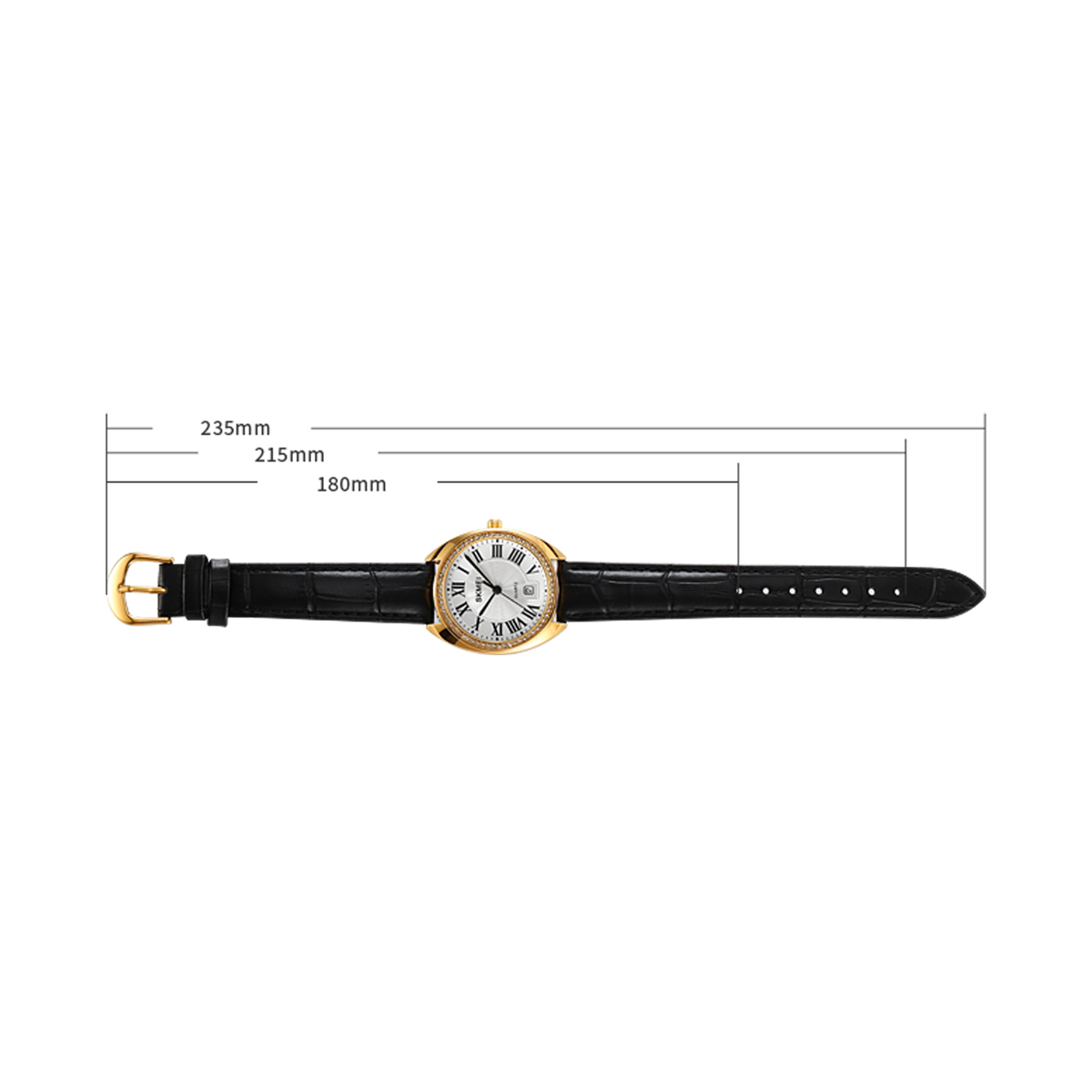 SKMEI 2183 LEATHER WOMEN WATCH