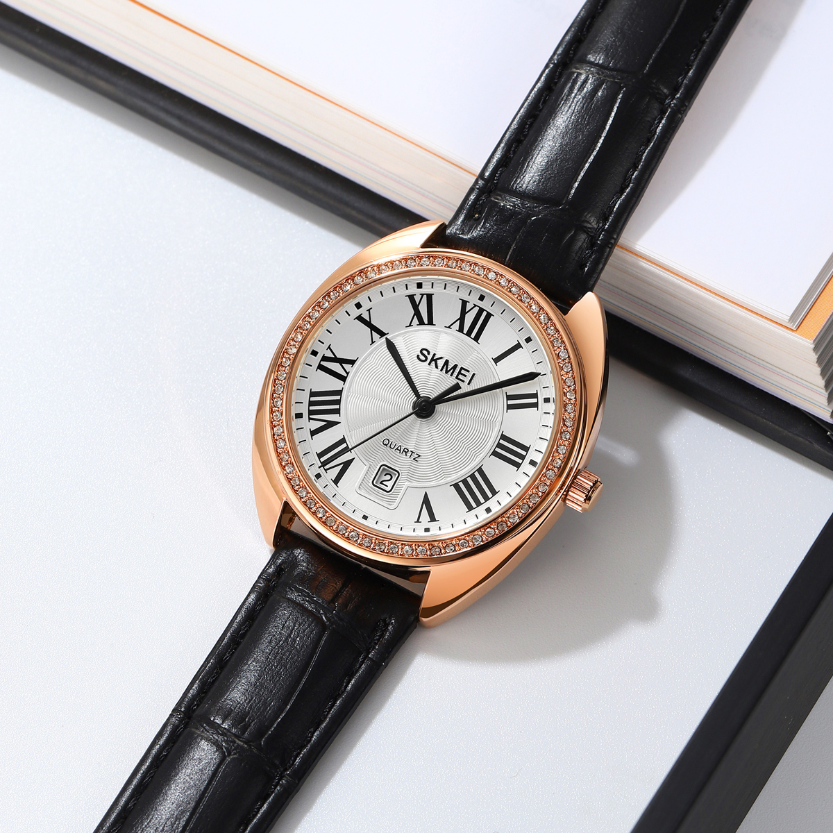 SKMEI 2183 LEATHER WOMEN WATCH