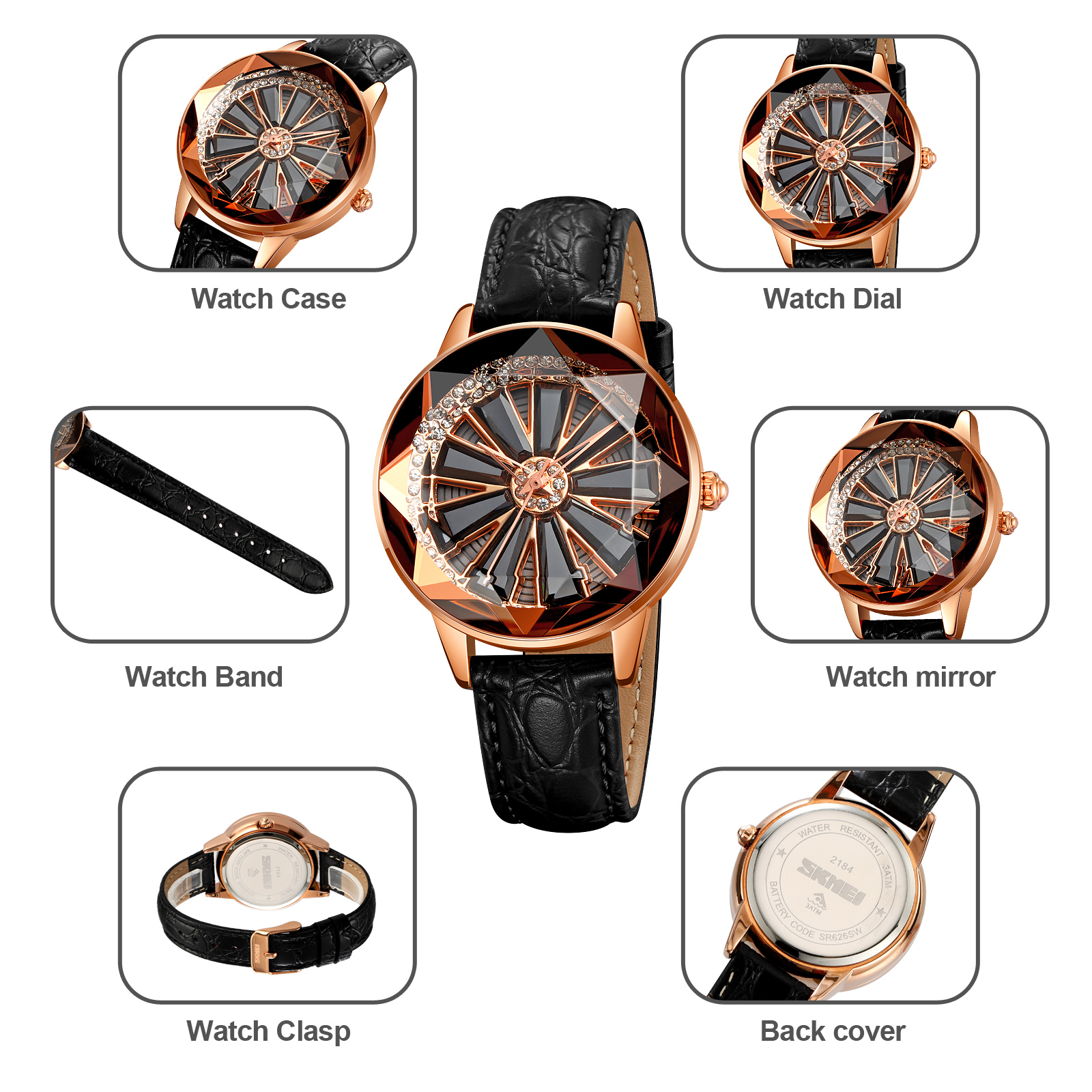 skmei 2184 woman fashion watches