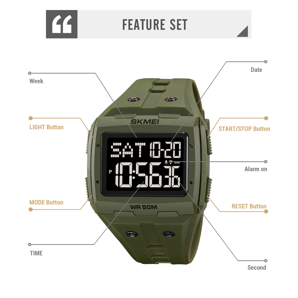 skmei 2186  army digital watch