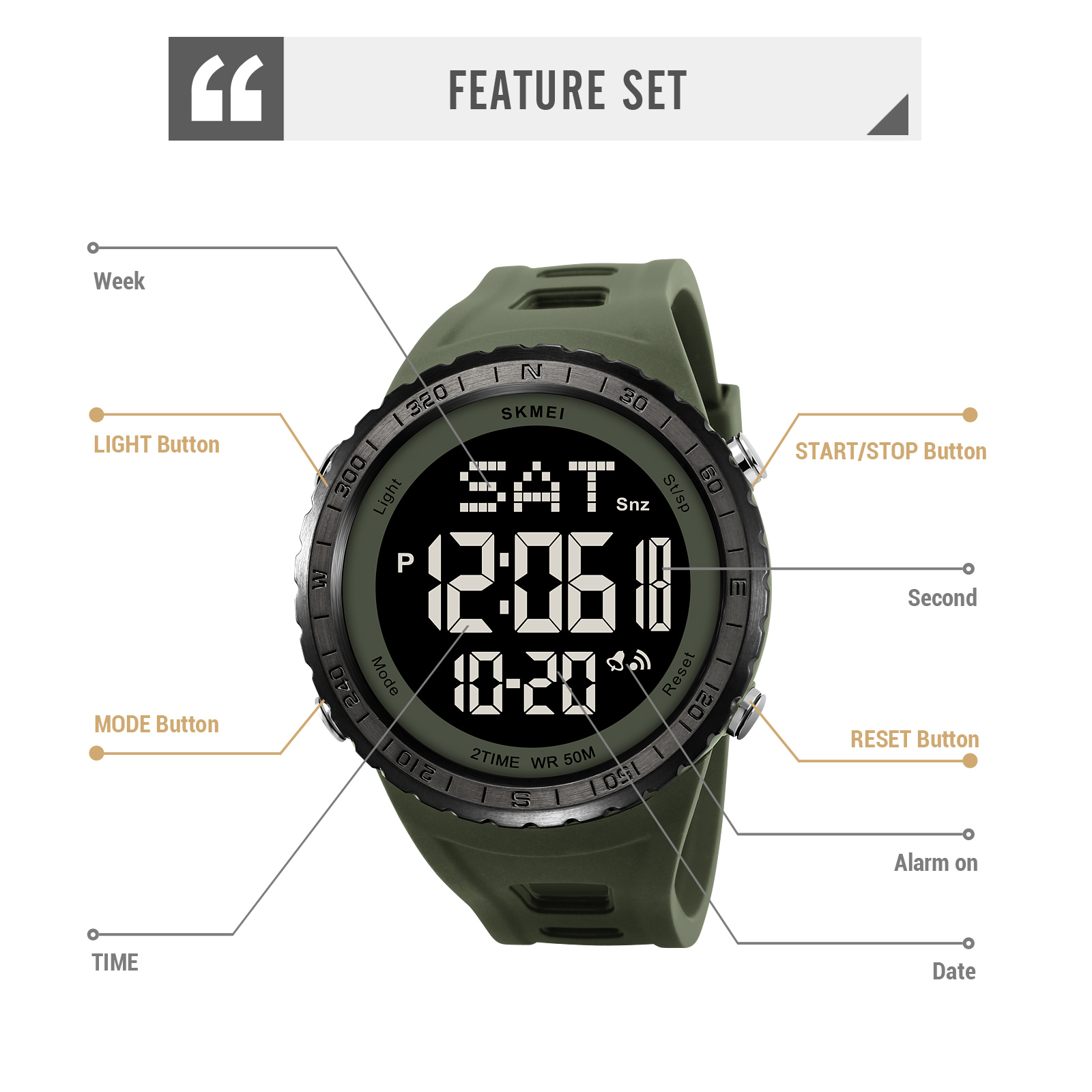 SKMEI 2192 Electronic Watch Supplier