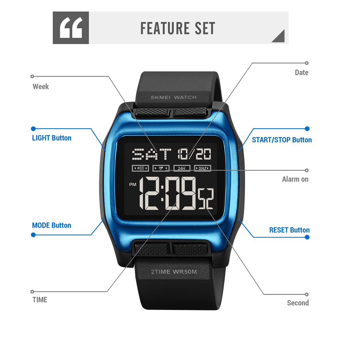 SKMEI 2193 NEW DESIGN Electronic watch