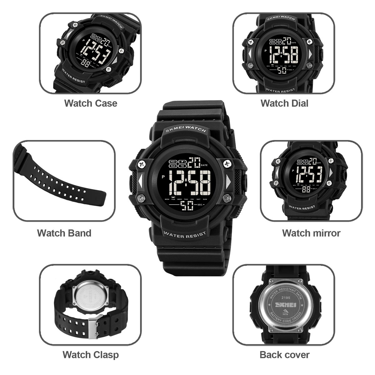 SKMEI 2195 DIGITAL Military watches
