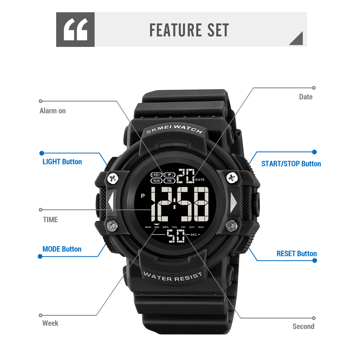 SKMEI 2195 DIGITAL Military watches