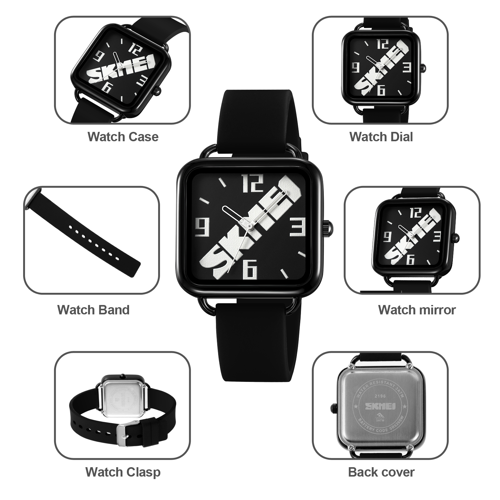 SKMEI 2196 promotion watches for lady