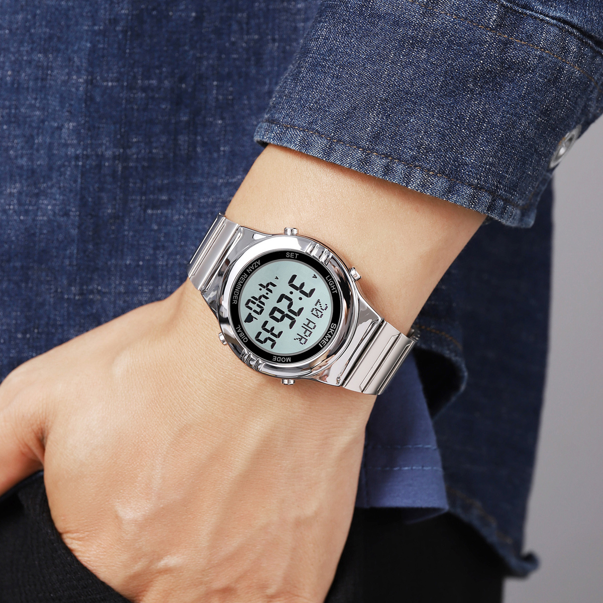 SKMEI 2200 Worship Qibla Direction Wristwatch