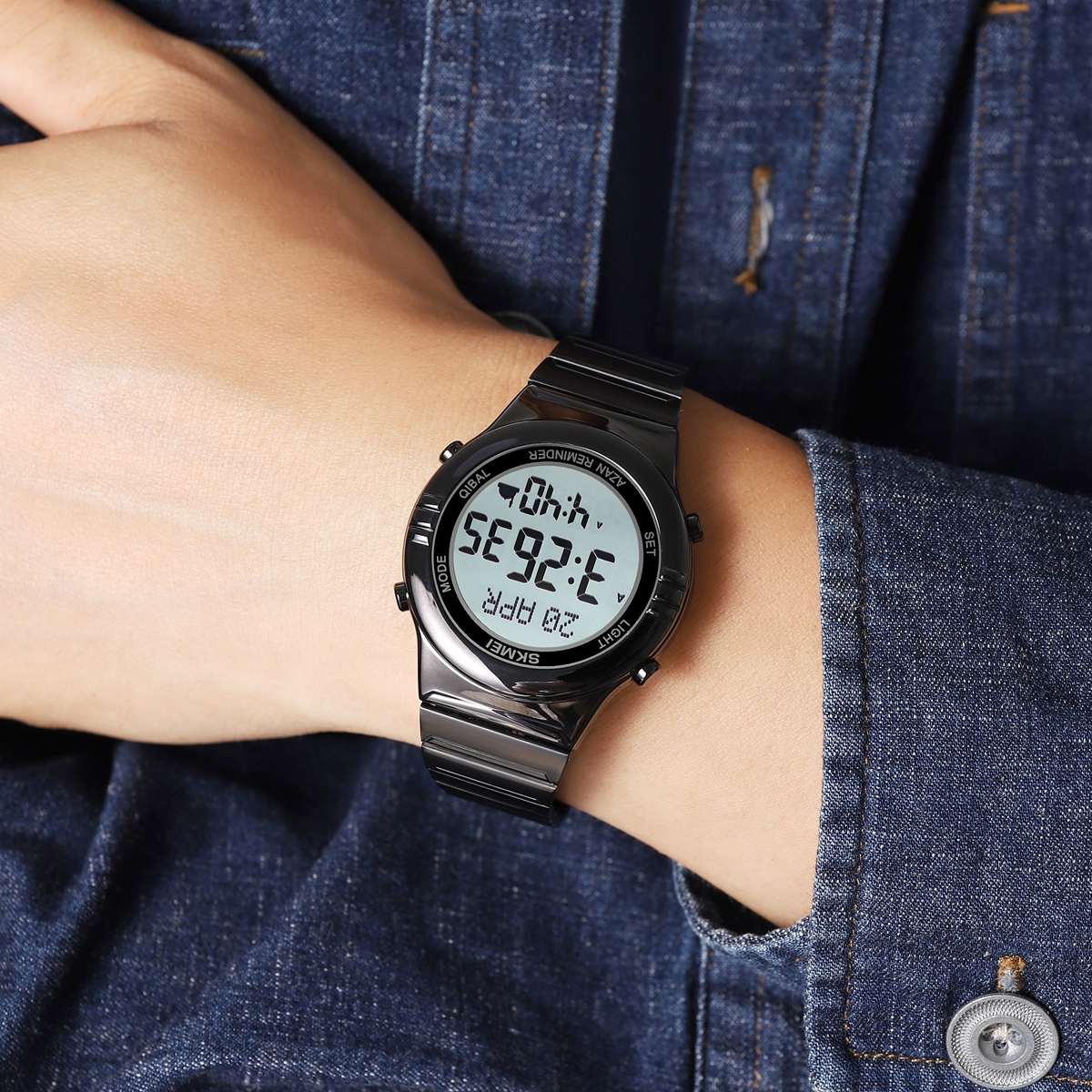 SKMEI 2200 Worship Qibla Direction Wristwatch