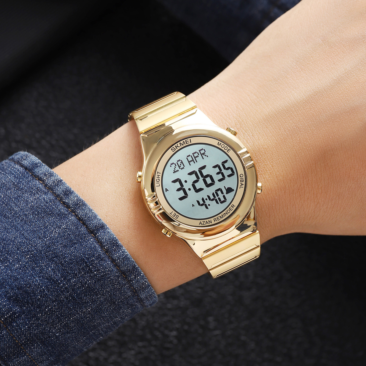 SKMEI 2200 Worship Qibla Direction Wristwatch