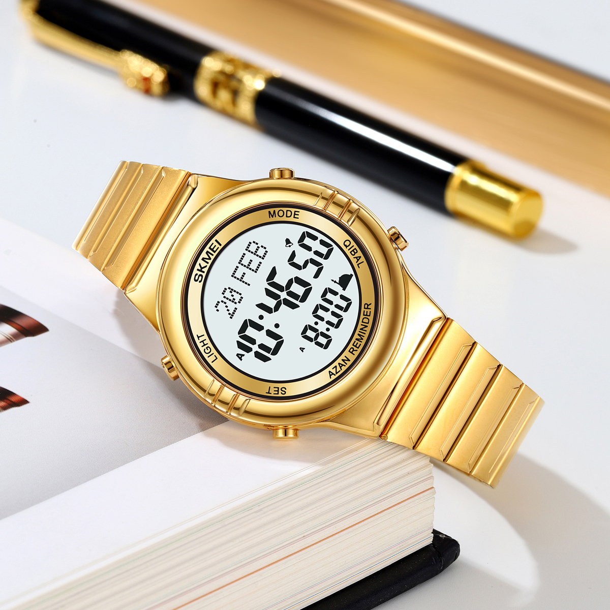 SKMEI 2200 Worship Qibla Direction Wristwatch