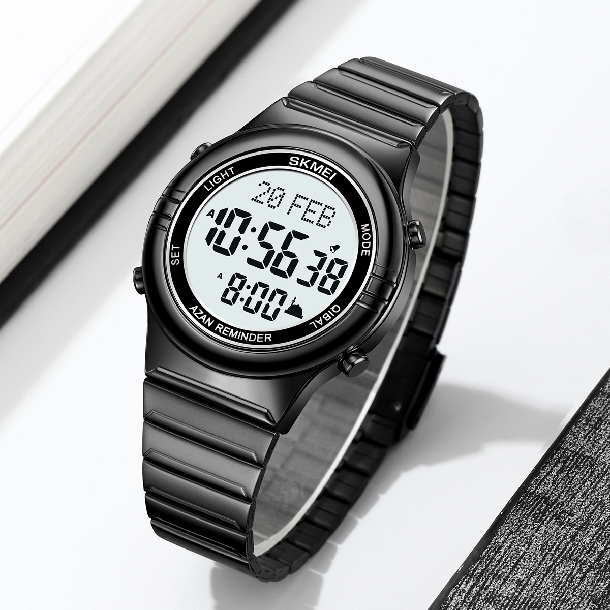 SKMEI 2200 Worship Qibla Direction Wristwatch