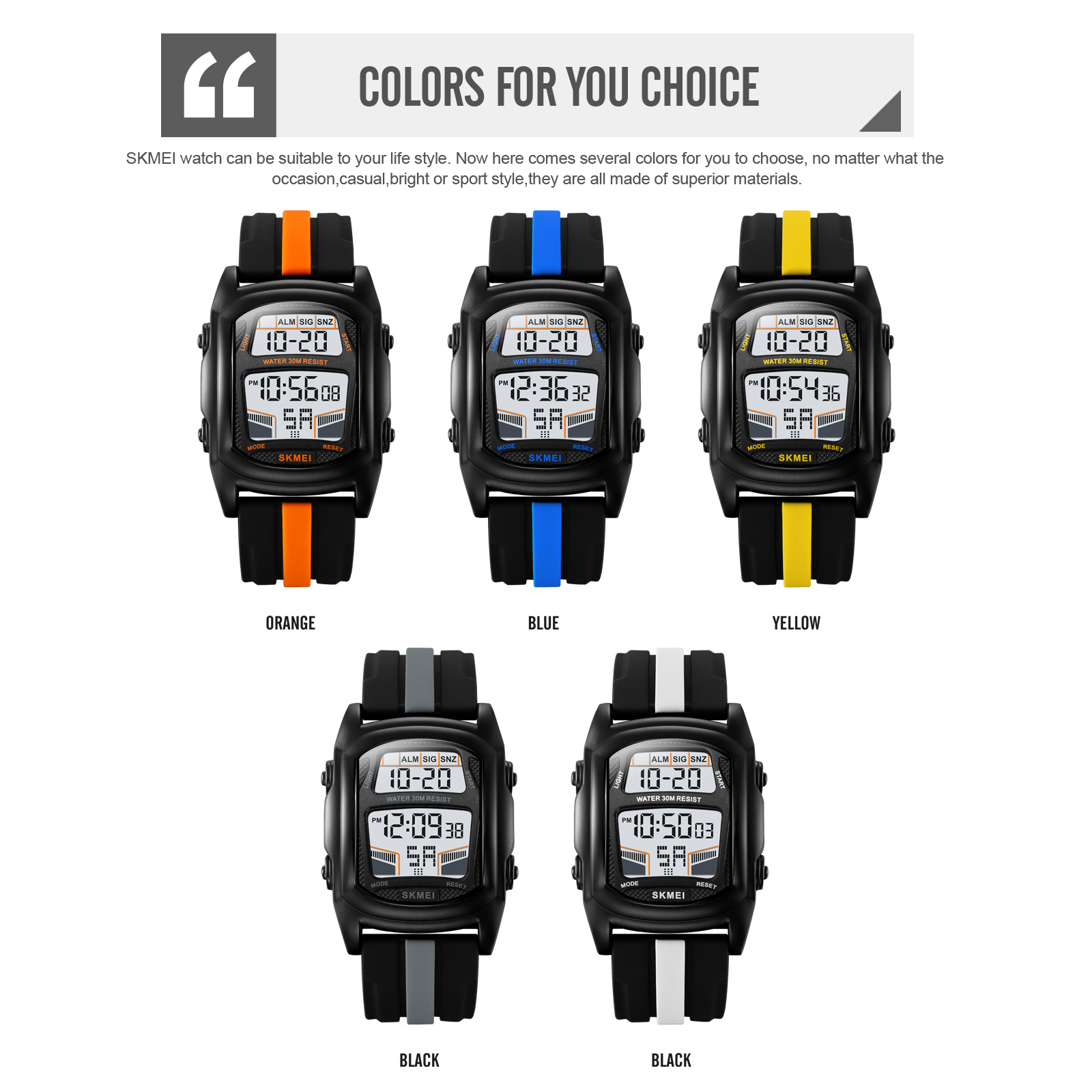 SKMEI 2203 SPORT DIGITAL WATCH