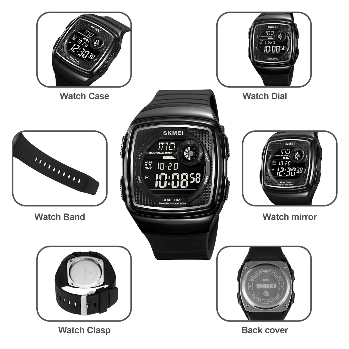 SKMEI 2208 NEW Electronic watch