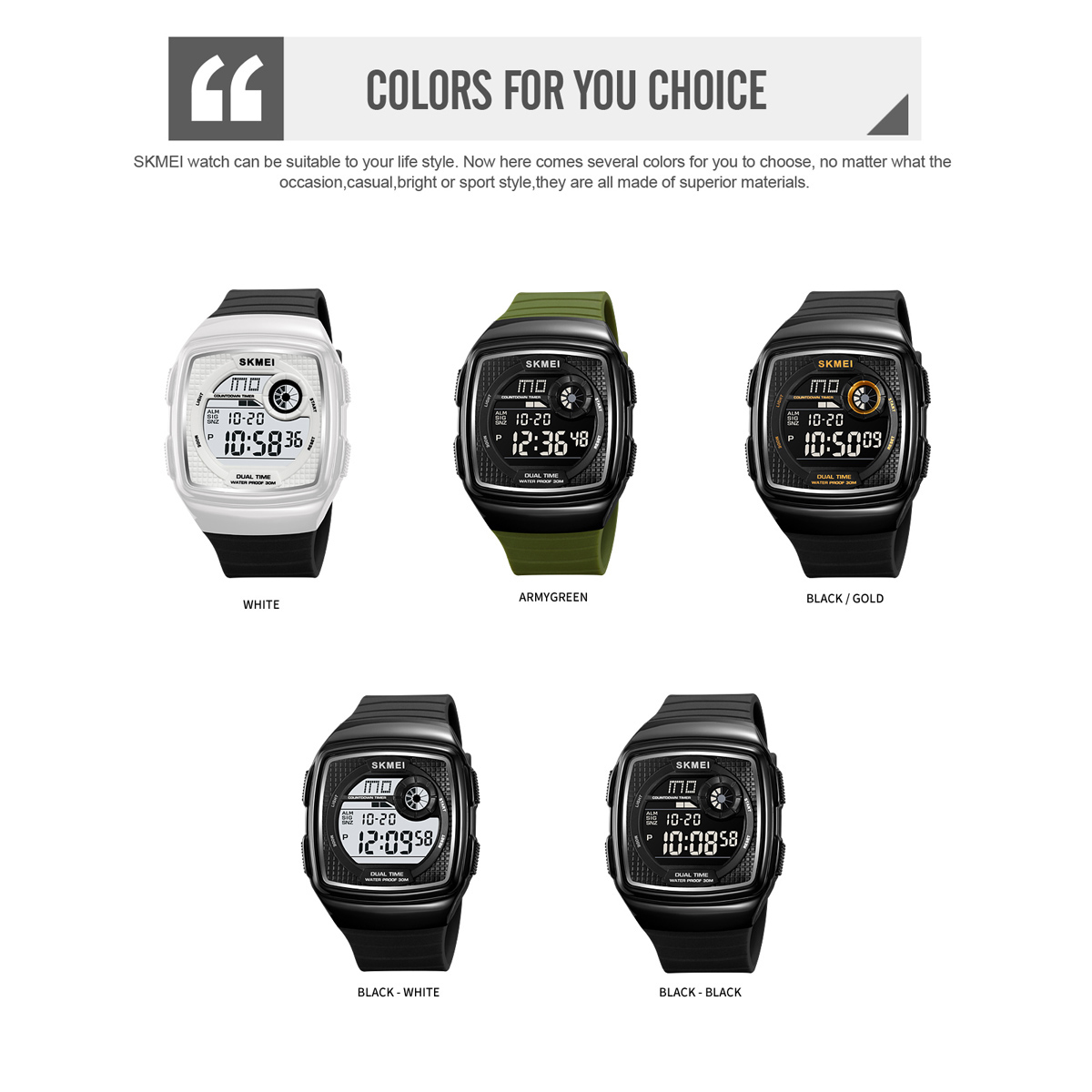 SKMEI 2208 NEW Electronic watch