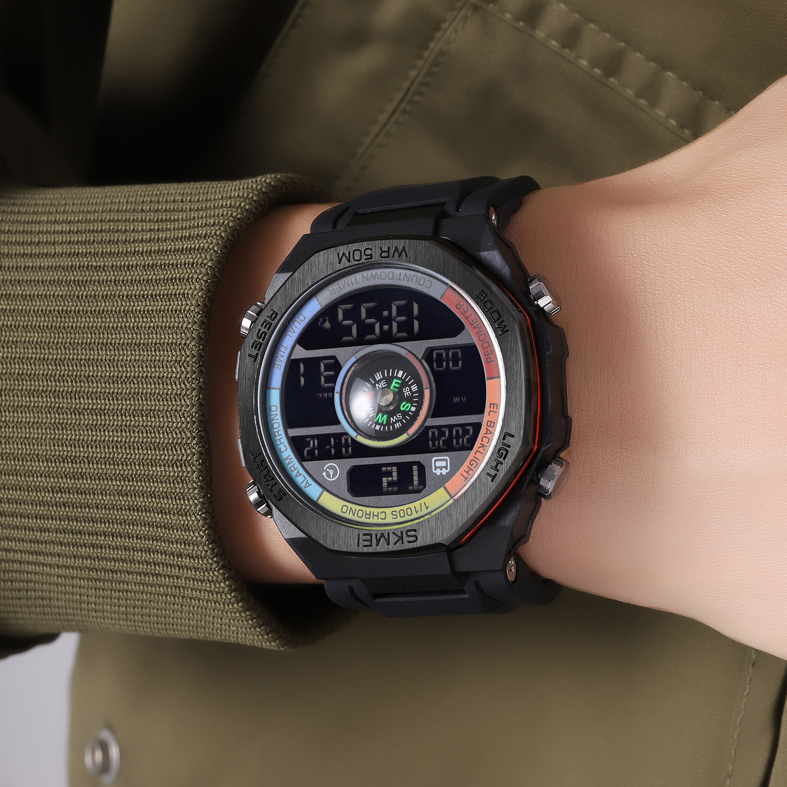 SKMEI 2209 Compass Watch