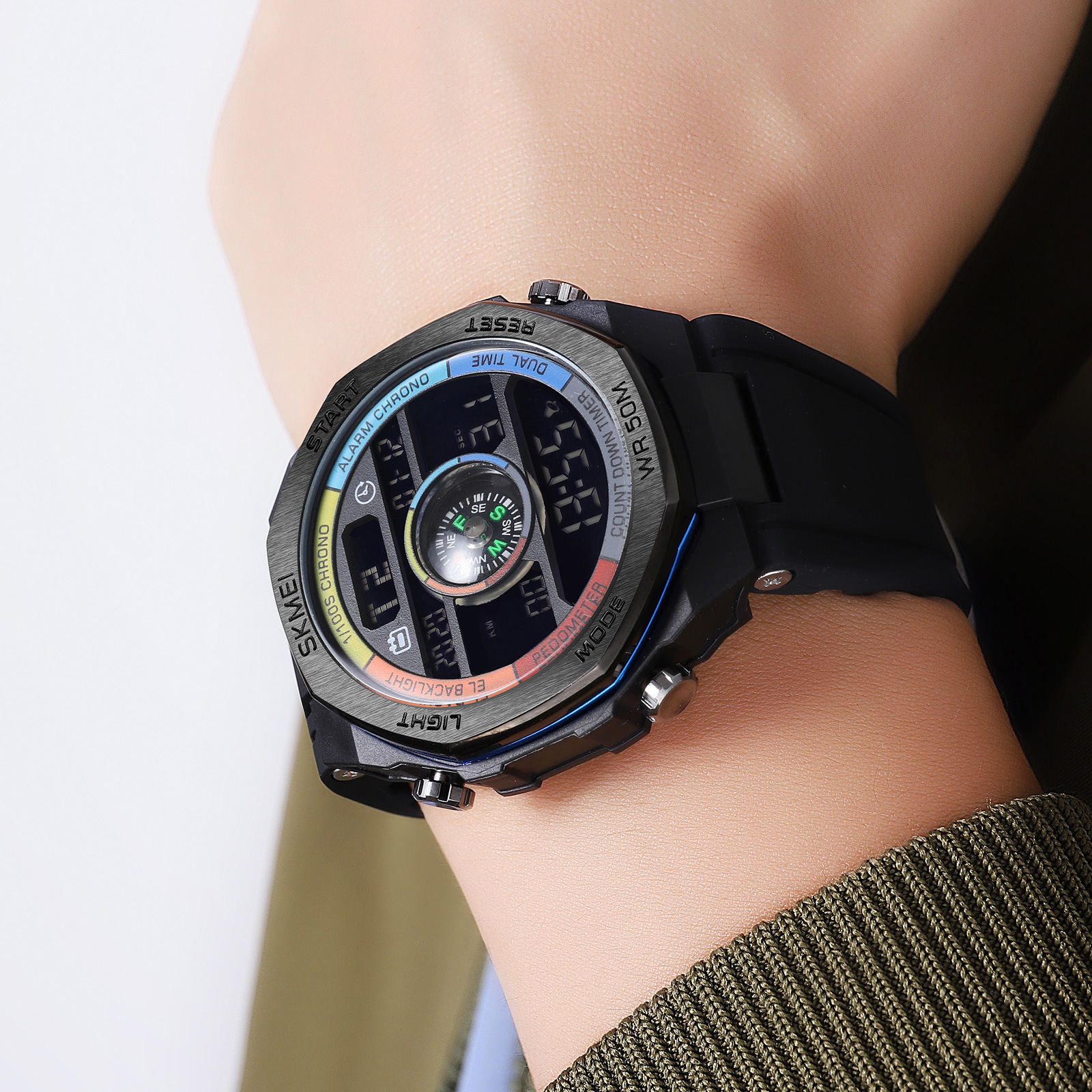 SKMEI 2209 Compass Watch