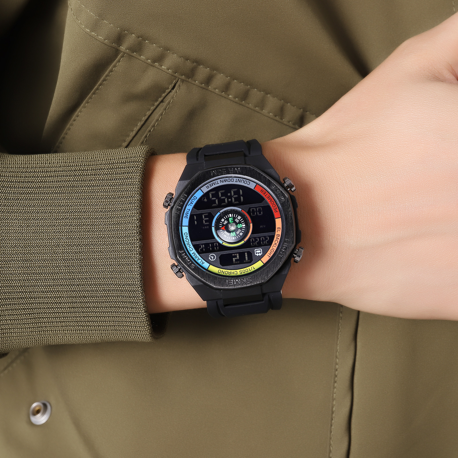 SKMEI 2209 Compass Watch