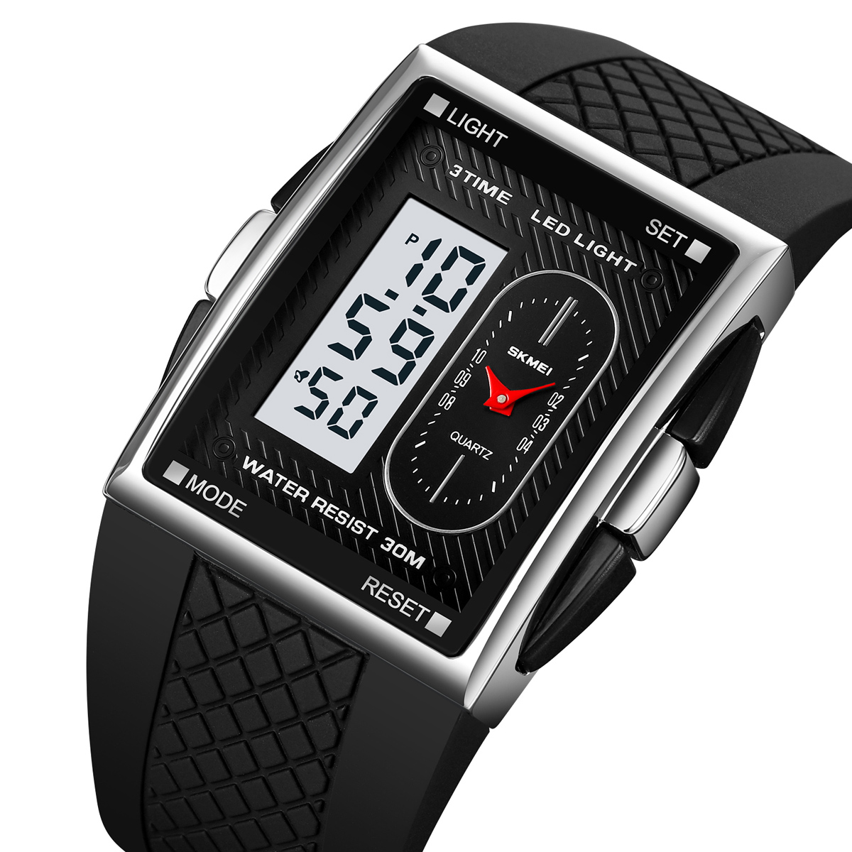 Skmei 2213 Outdoor Sports Square Men's Electronic Watch
