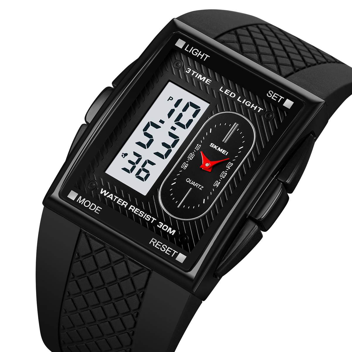 Skmei 2213 Outdoor Sports Square Men's Electronic Watch