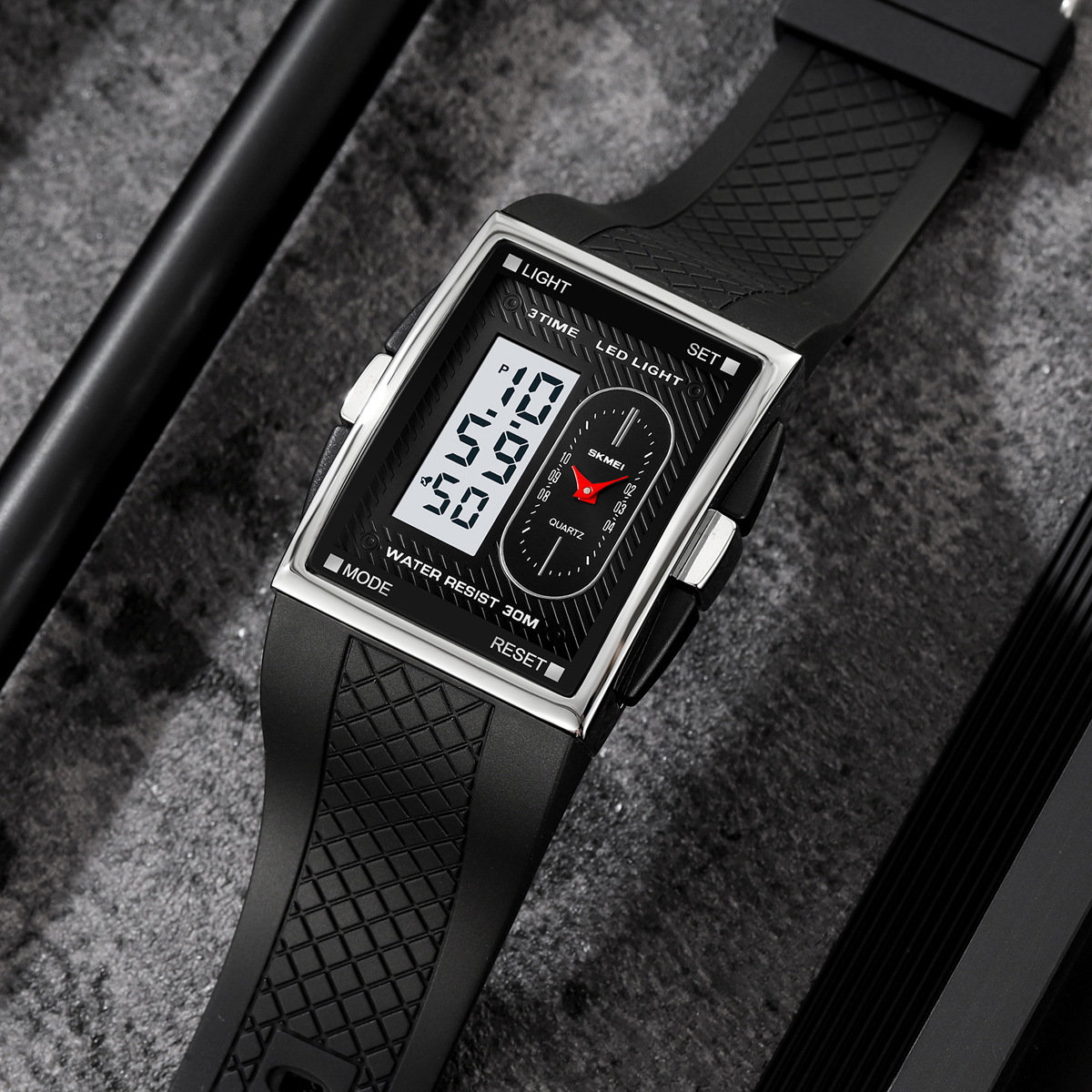 Skmei 2213 Outdoor Sports Square Men's Electronic Watch