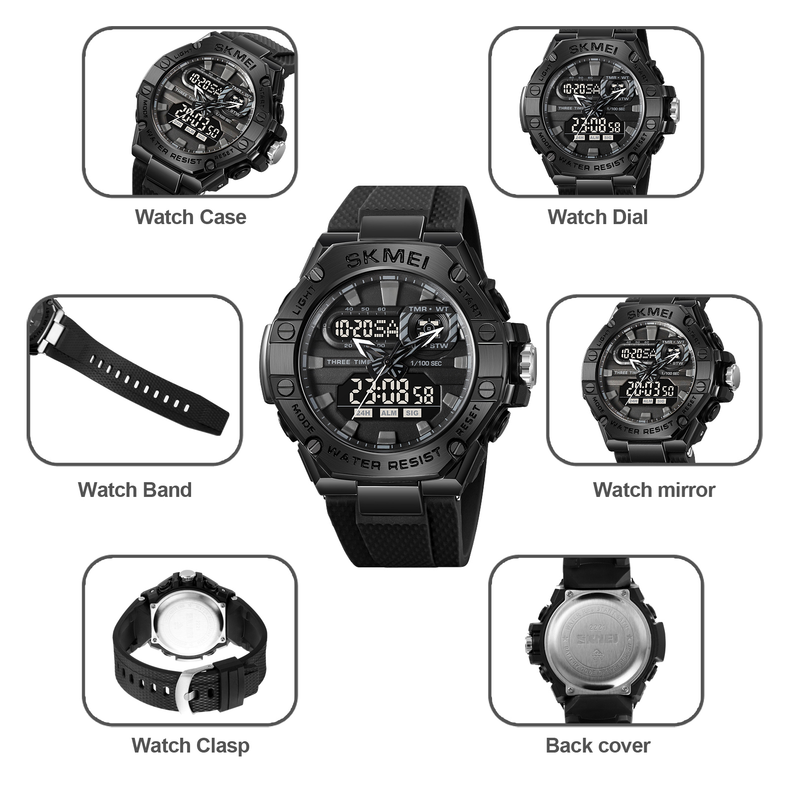 SKMEI 2221 lastest design watch