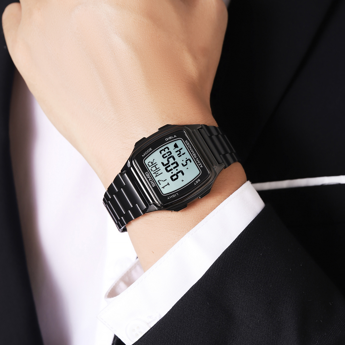 SKMEI 2240 Bookmark Qibla Direction Compass Watch