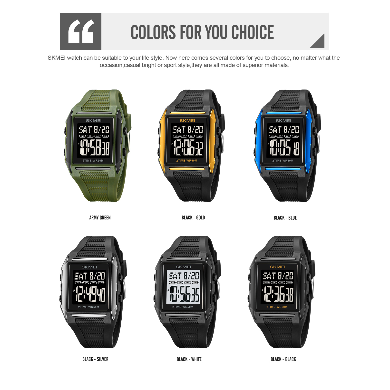 SKMEI 2257 DIGITAL WATCH manufacturer
