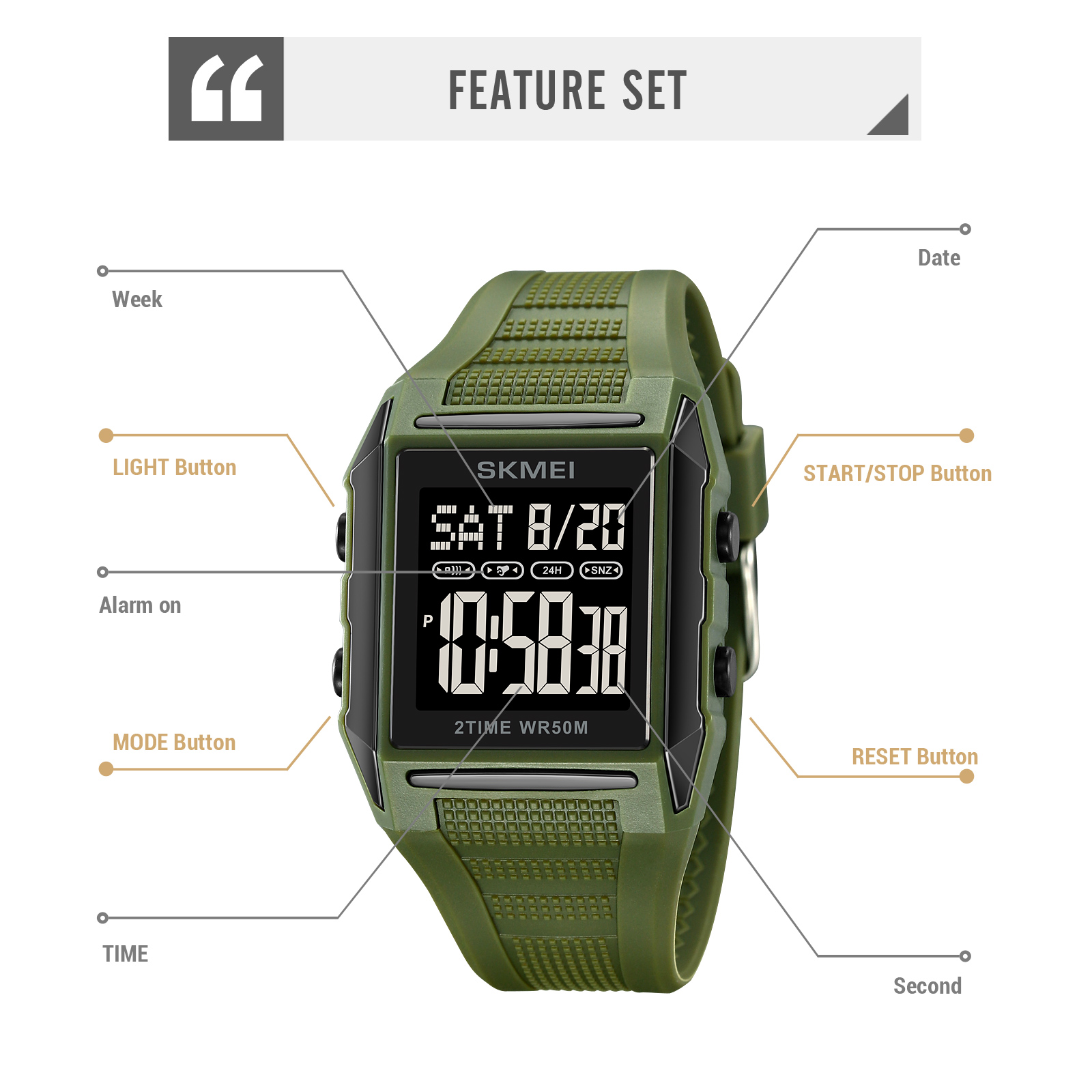 SKMEI 2257 DIGITAL WATCH manufacturer