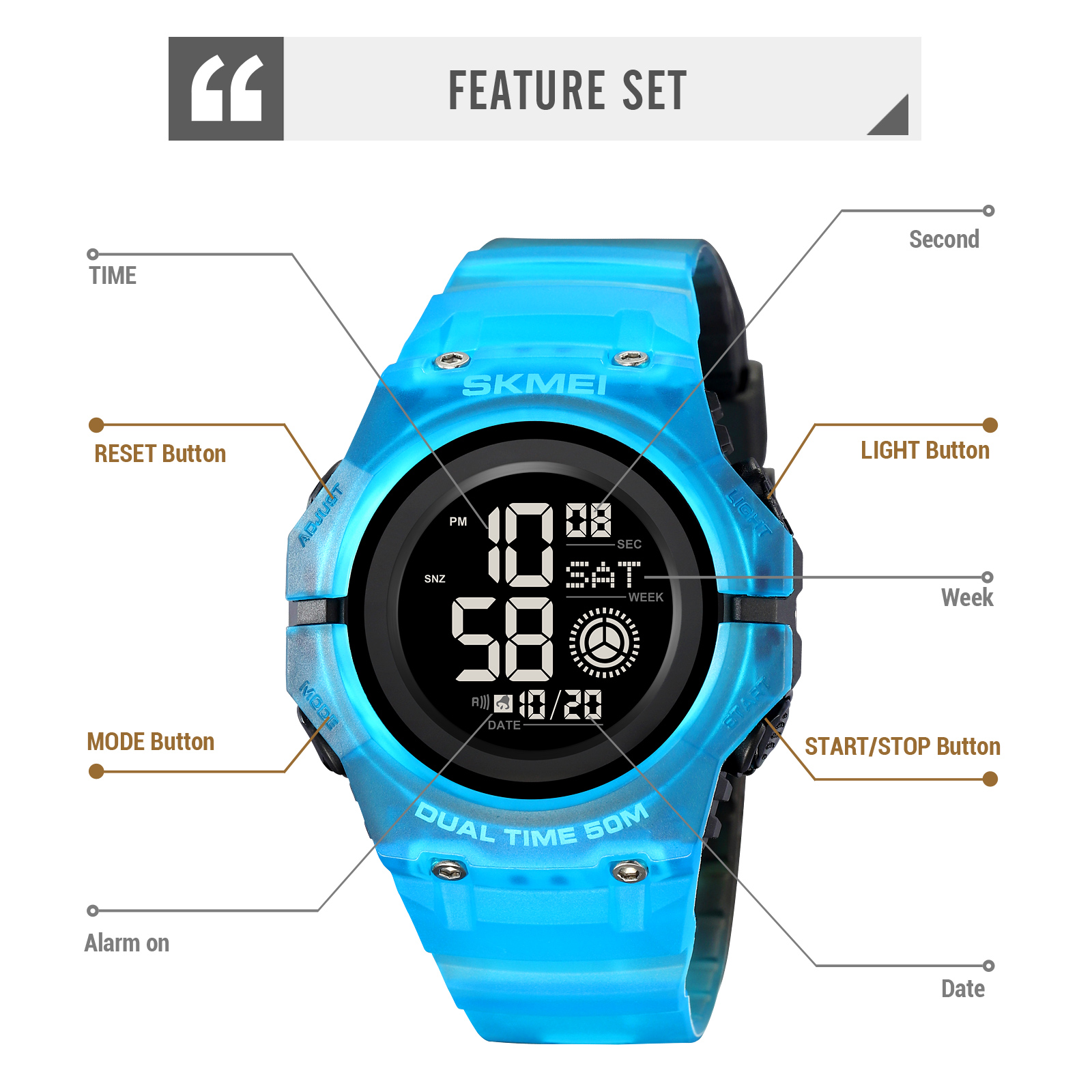 2261 skmei sports watches