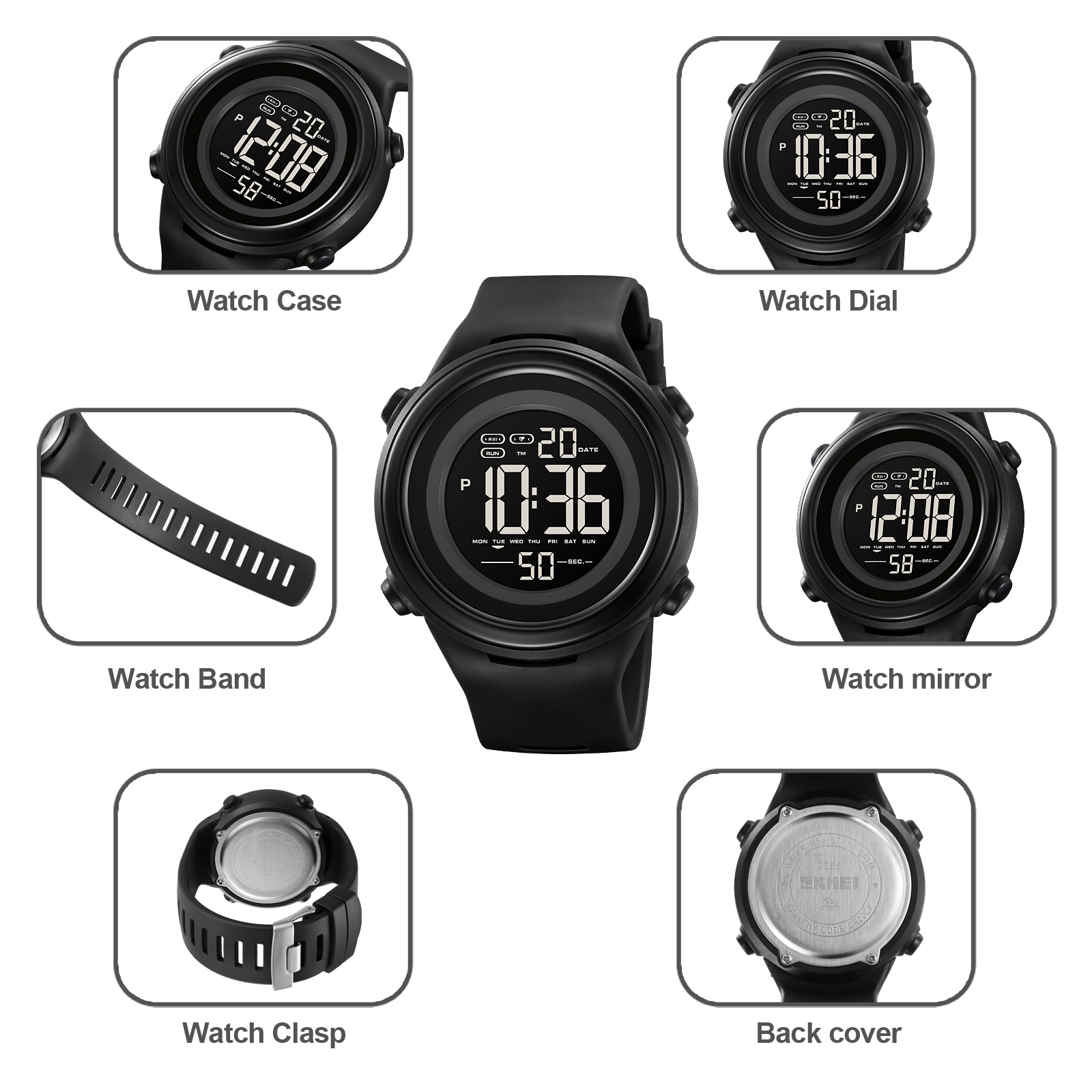 2265 skmei out door digital watch
