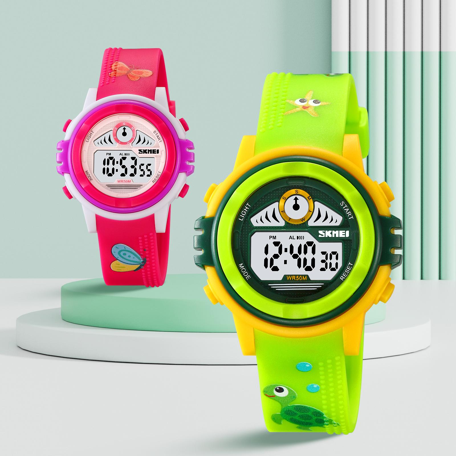 Alarm Children's Digital And Analogue Watch Skmei 2266