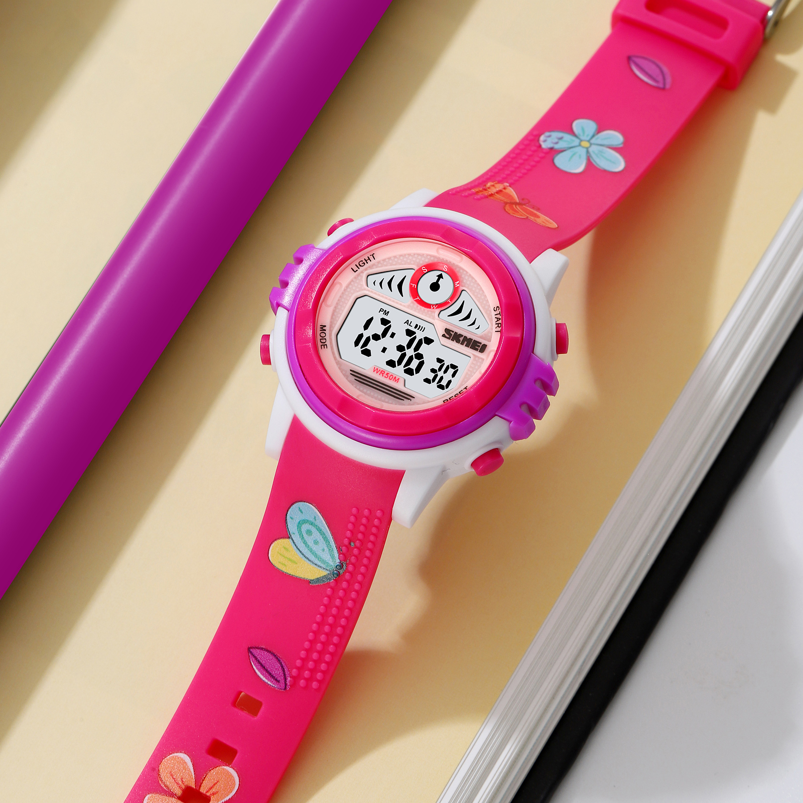 skmei 2266 children digital alarm watches