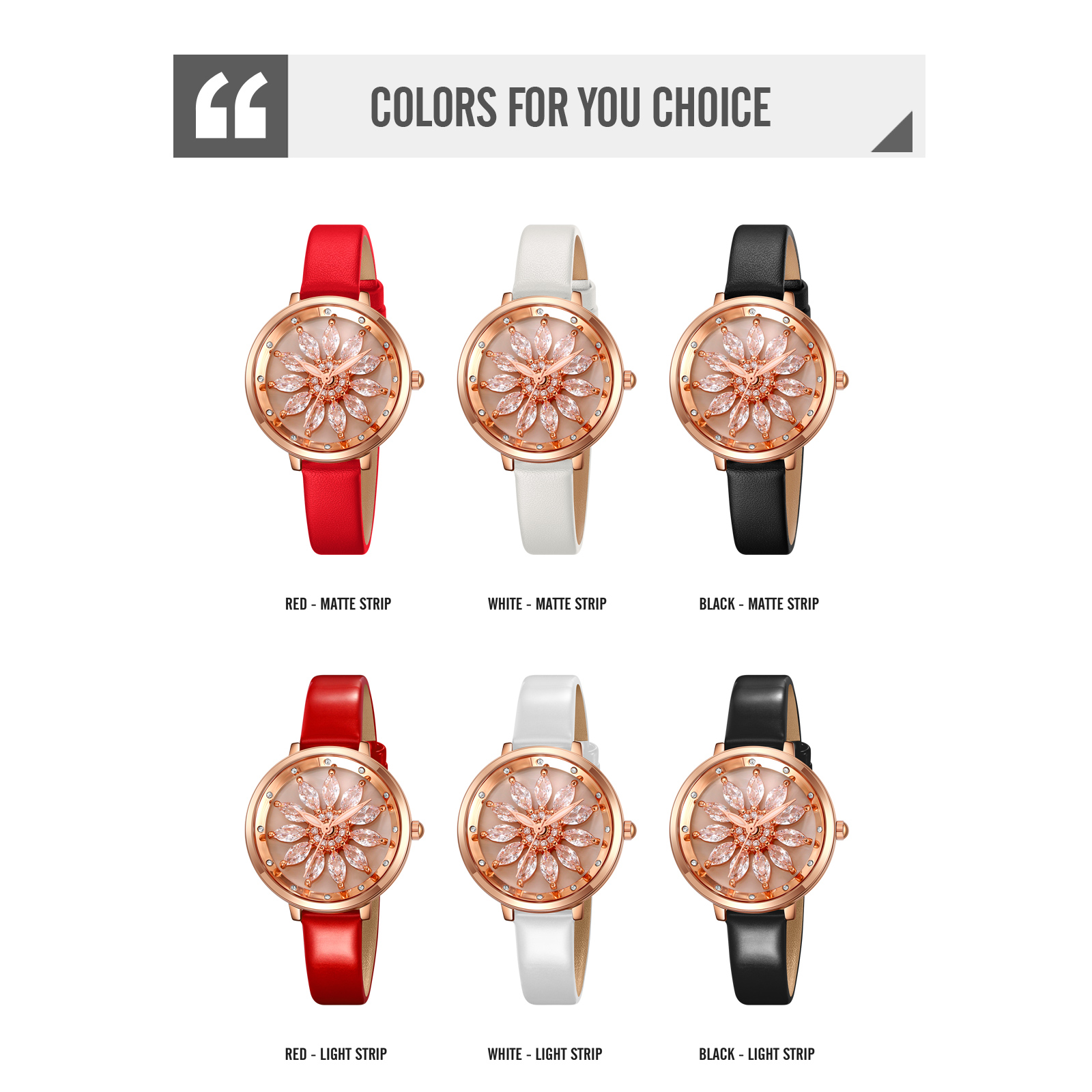 skmei 2268 fashion flower women wristwatch