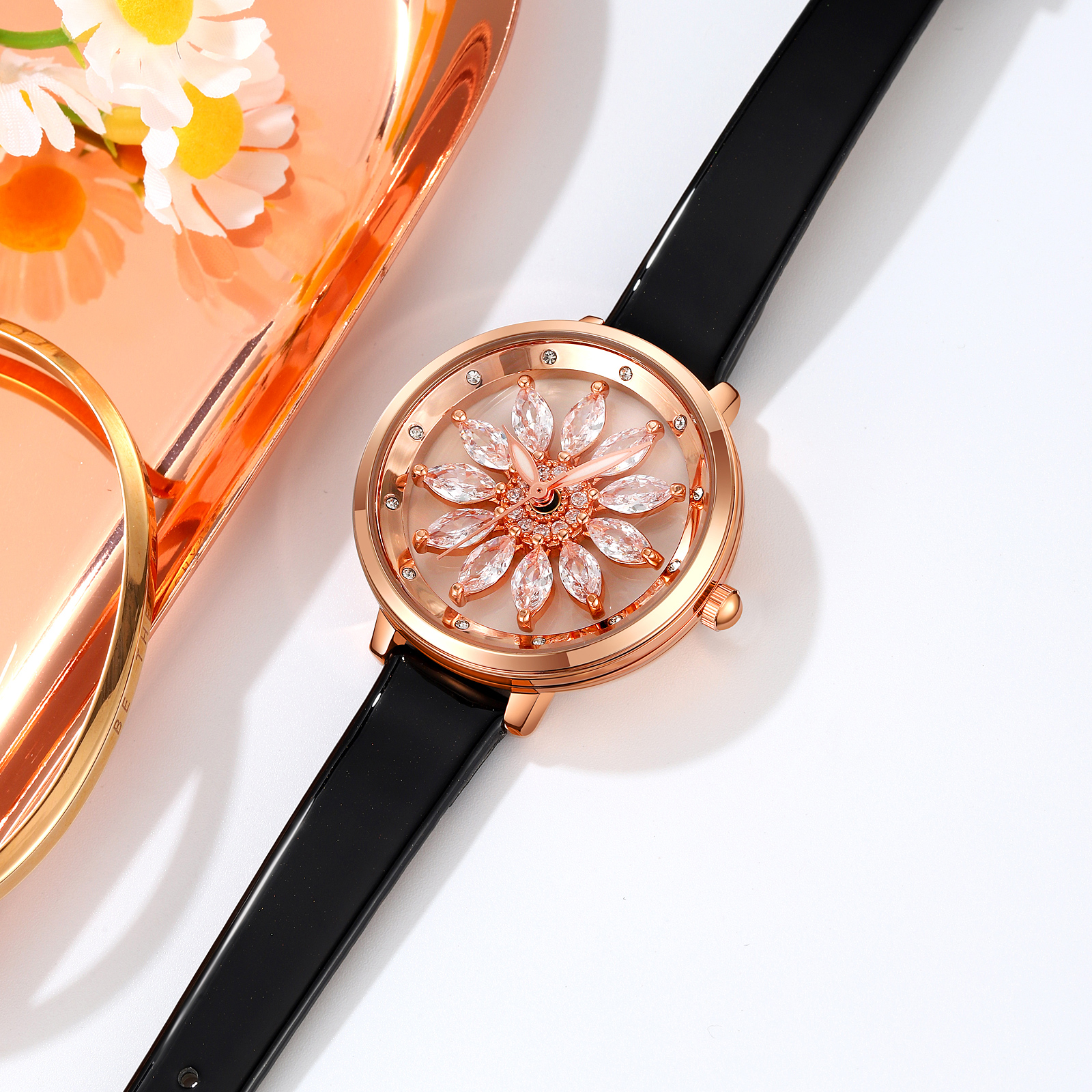 skmei 2268 fashion flower women wristwatch