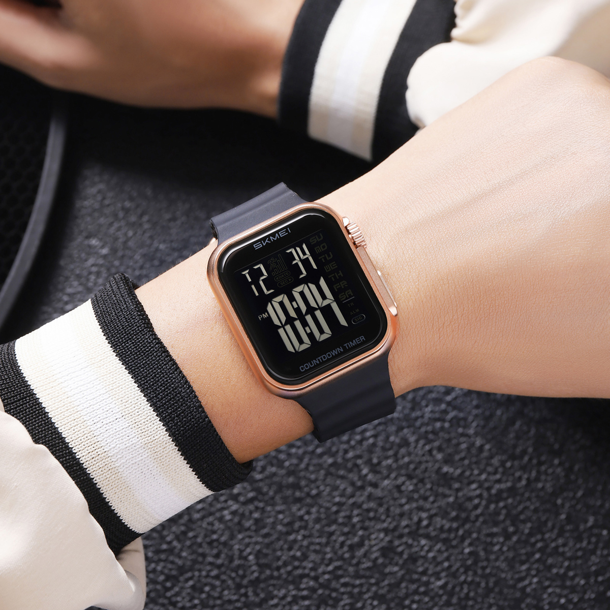 Skmei 2269 Electronic Sports Countdown Alarm Watches