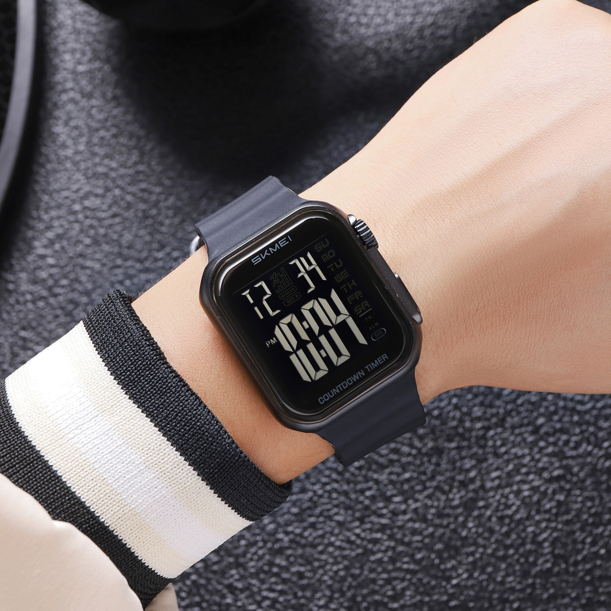 Skmei 2269 Electronic Sports Countdown Alarm Watches