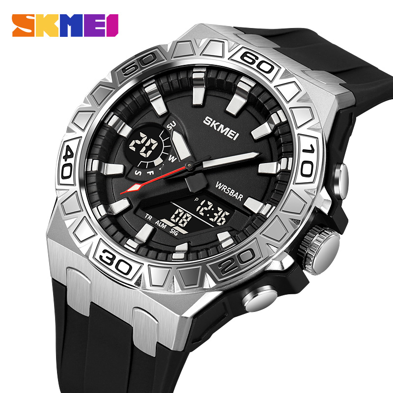 SKMEI 2276 Men's Fashion Sport Analog-Digital Chronograph Wrist Watch 