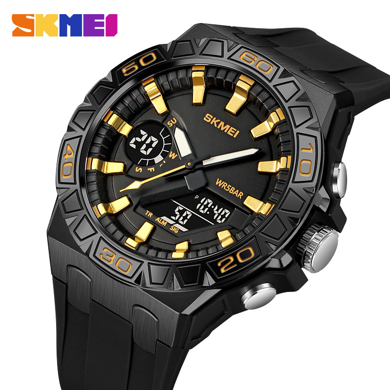 SKMEI 2276 Men's Fashion Sport Analog-Digital Chronograph Wrist Watch 