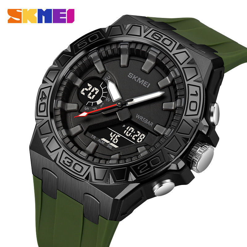 SKMEI 2276 Men's Fashion Sport Analog-Digital Chronograph Wrist Watch 