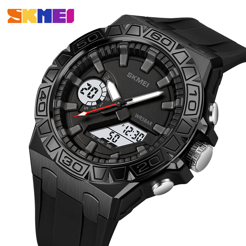 SKMEI 2276 Men's Fashion Sport Analog-Digital Chronograph Wrist Watch 